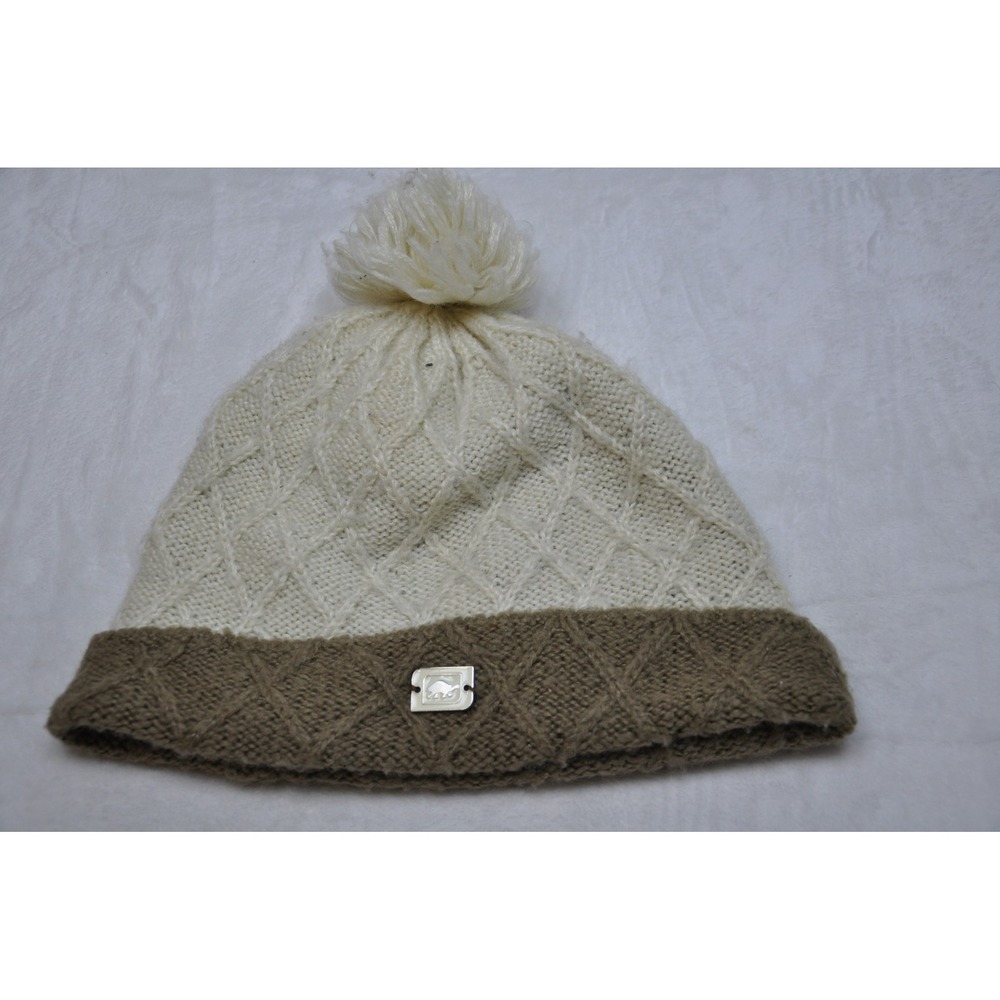 Turtle Fur‎ Hat Beanie Womens One Size Knit Pom Fleece Lined Winter Cap